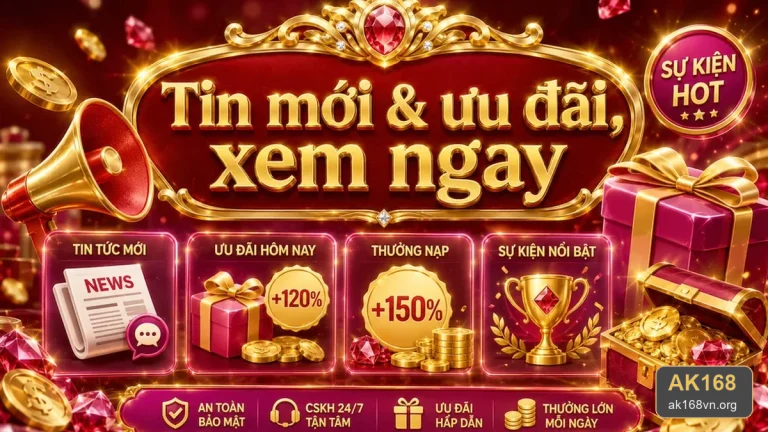 Khuyến mãi AK168 cho người mới: Đánh giá ưu đãi qua tiêu chí minh bạch điều kiện nhận thưởng – ak168vn.org