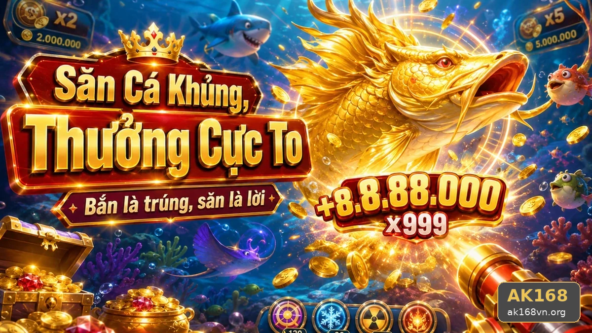 Bắn Cá AK168: Đọc Chi Tiết Giao Diện Săn Thưởng Để Phân Biệt Giải Trí Có Kiểm Soát Với Hành Vi Chạy Theo Thua Lỗ – Góc Kiểm Chứng Theo Tên Miền ak168vn.org